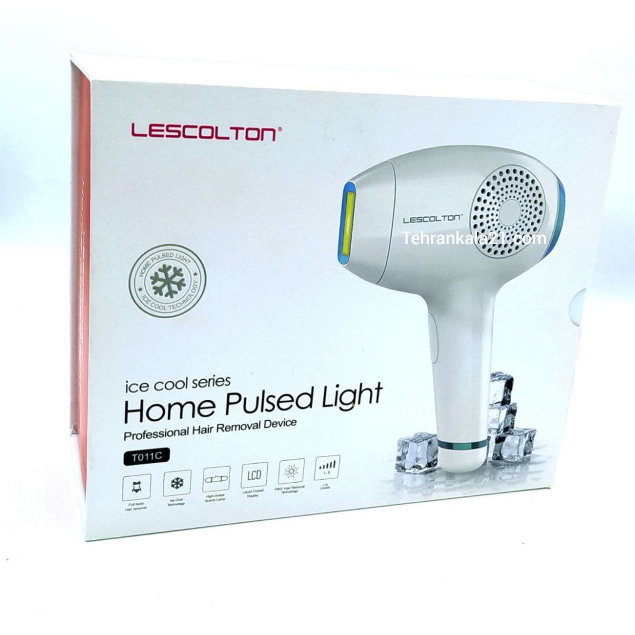 دستگاه موبر لیزری حرفه ای خانگی لسکلتون مدل T011C - تصویر 5