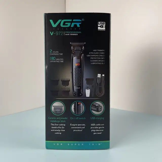 ماشین اصلاح موی سر و صورت وی جی ار مدل V-972 - تصویر 7