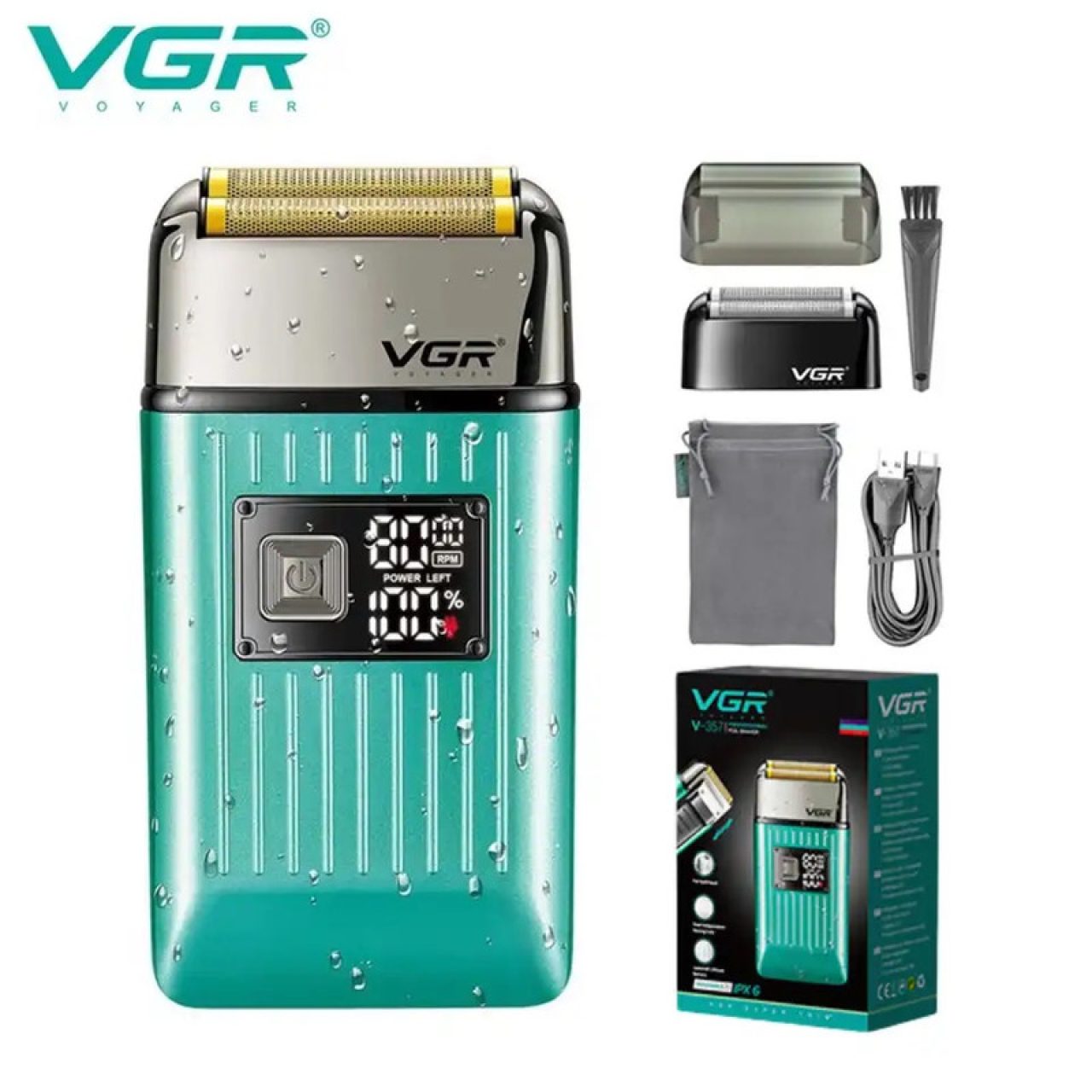 ماشین اصلاح موی سر و صورت وی جی ار مدل V-357 - تصویر 7