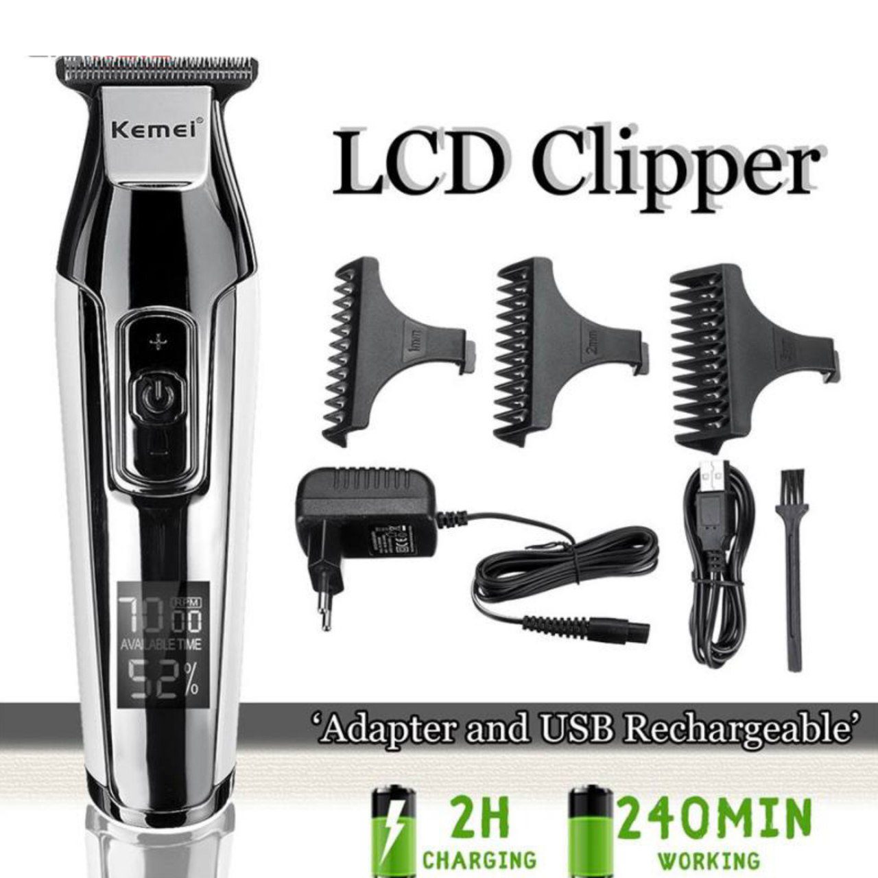 ماشین اصلاح موی صورت کیمی مدل KM-5027 - تصویر 6